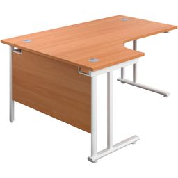 Twin Upright Cantilever Crescent Desks thumbnail-3