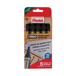 N860 CHISEL Tip Permanent Marker (PK-5) thumbnail-0