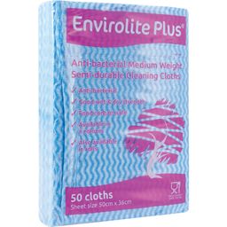 Envirolite Plus Anti-bacterial Folded Cleaning Cloth, Large thumbnail-0