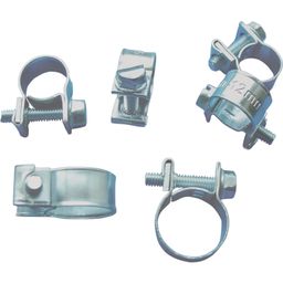 Hose Clip, Steel - BZP (Bright Zinc Plate) - Mini Clips (Nut & Bolts)
 thumbnail-0