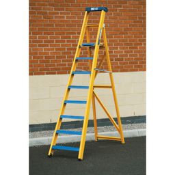 Glass Fibre Platform Step Ladders thumbnail-1