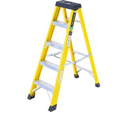 Heavy-Duty, Fibreglass Swingback Step Ladders thumbnail-4