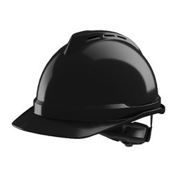 V-GARD 500 Vented/Non-Vented Safety Helmet with FAS-TRAC III Suspension and Sewn PVC Sweatband thumbnail-3