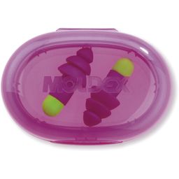 Rockets® Ribbed Ear Plugs, Purple/Green thumbnail-2