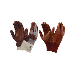 Ansell™ Hyd-Tuf 52-547 Series Brown Nitrile Medium Weight Gloves thumbnail-0