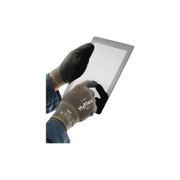 11-101 Hyflex Touch Screen Capable Palm-side Coated Grey Gloves thumbnail-2