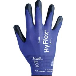 HyFlex® Palm-side Coated Blue/Black Gloves thumbnail-2