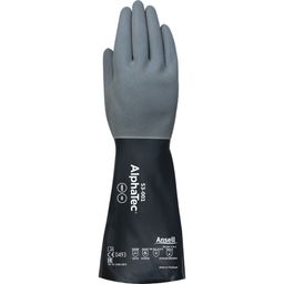 Chemical Resistant Gloves, Nitrile, Black/Grey thumbnail-0