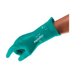 AlphaTec® AquaDri® Green Nitrile Gloves thumbnail-0