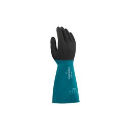 AlphaTec Black/Green Nitrile Gloves thumbnail-3