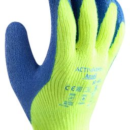 ActivArmr® Hi-Vis Palm-side Coated Yellow/Blue Gloves thumbnail-1