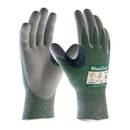 Cut Resistant Gloves, NBR Coated, Green/Blue thumbnail-0