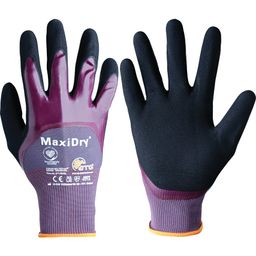 56-425 MaxiDry GP Palm-side Coated Black/Purple Gloves thumbnail-0