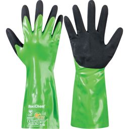 MaxiChem® 56-630 Chemical Resistant Gauntlets, Black & Green thumbnail-0