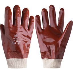 CAT II R125 Red PVC, Knit Wrist Gloves thumbnail-0