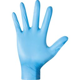 Disposable Hybrid Examination Gloves, Blue, Pack of 100 thumbnail-1