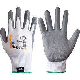 TEGERA® Cut Resistant Gloves, PU Coated, White/Grey thumbnail-0