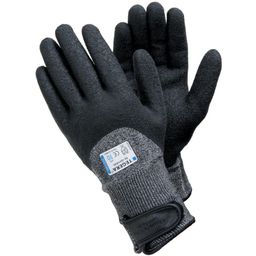 Cut Resistant Gloves, Latex Coated, Black/Grey thumbnail-0