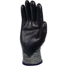 Heat Resistant Gloves, Kevlar, Neoprene Coated, Black/Grey thumbnail-1