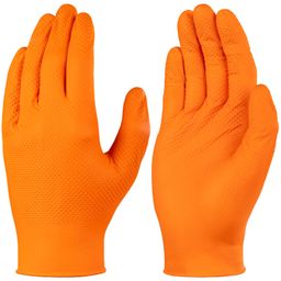 TX925 Grip Nitrile Disposable Glove, Orange, Box 100 thumbnail-1