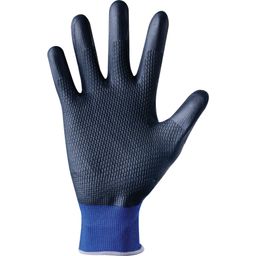 Nitrile Coated Grip Gloves, Black/Blue thumbnail-3