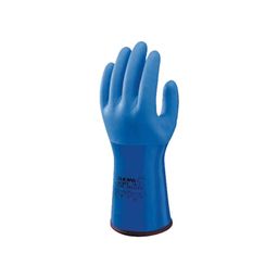 Chemical Resistant Gloves, PVC, Blue thumbnail-0