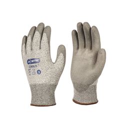 Cut Resistant Gloves, PU Coated, Grey thumbnail-2