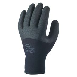 Thermal Grip Gloves, PVC Coated, Black thumbnail-0