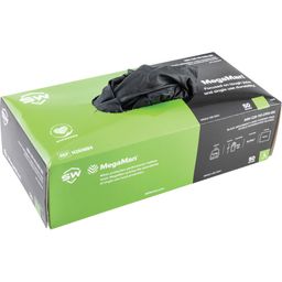 Disposable Gloves, Black Nitrile, Box of 50 thumbnail-1