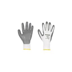 Polytril Grey Nitrile Palm-side Coated Gloves thumbnail-0