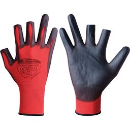 Matrix® Fingerless Fully Coated Black/Red Gloves thumbnail-0