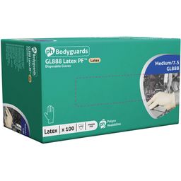 Disposable Gloves, White Latex (Box-100) thumbnail-1