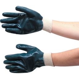 Lightweight Nitrile Fully Coated Knit Wrist Black Gloves thumbnail-0