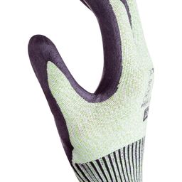 CAT II Cut-Resistant Gloves, Nitrile Foam Coated, Green/Black thumbnail-3