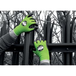 Level C Cut-Resistant Work Gloves, Foam Nitrile Coating, Green/Black thumbnail-1