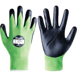 Level C Cut-Resistant Work Gloves, Foam Nitrile Coating, Green/Black thumbnail-0