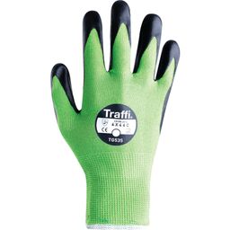 Level C Cut-Resistant Work Gloves, Foam Nitrile Coating, Green/Black thumbnail-3