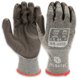 Cut Resistant Gloves, PU Palm Coated, Cut B thumbnail-0