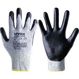 Cut Resistant Gloves, Nitrile Coated, Grey/Black thumbnail-0