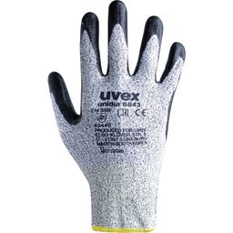 Cut Resistant Gloves, Nitrile Coated, Grey/Black thumbnail-1