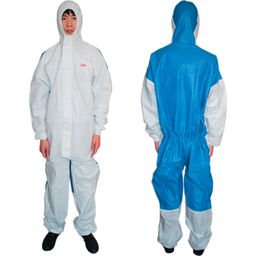 4535 Protective Type 5/6 White & Blue Coveralls  thumbnail-0