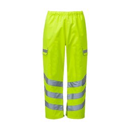 Hi-Vis Trousers, Waterproof, Yellow thumbnail-0