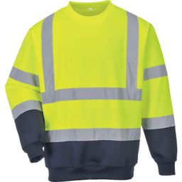 Two Tone Hi-Vis Sweatshirt thumbnail-0