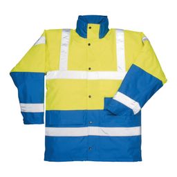 S466 Yellow/Navy Two-Tone Hi-Vis Jackets
 thumbnail-0