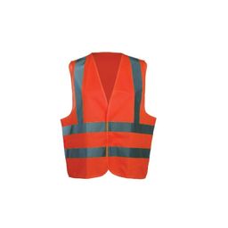 2 Band & Brace Hi-Vis Waistcoats, Yellow & Orange thumbnail-3