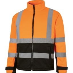 Hi-Vis Soft Shell Jackets (EN20471) Yellow/Black or Orange/Black thumbnail-4