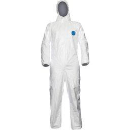 White Hooded Protective Coveralls thumbnail-0