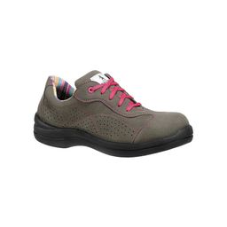 Women's Safety Trainers, Pink/Grey thumbnail-2