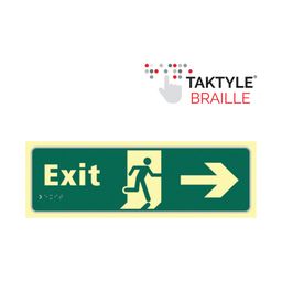 Exit Signs, Taktyle®, Braille thumbnail-3