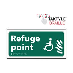 Taktyle Refuge Point Wheelchair Signs thumbnail-0